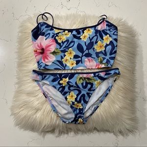 OP floral bathing suite